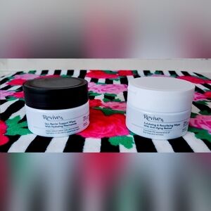 Skincare Cleanser & Exfoliant Set - Black and White